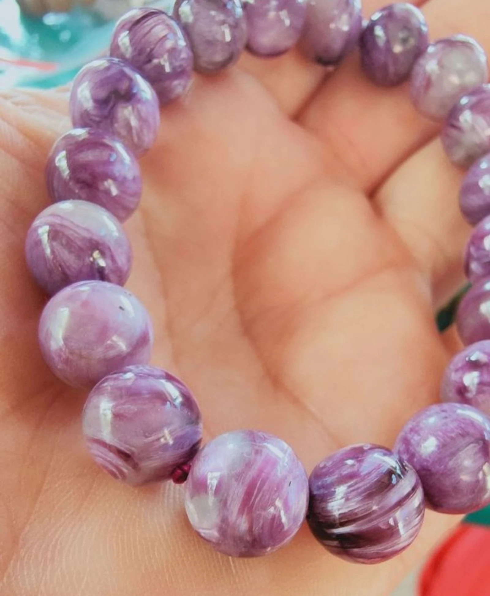 An AA+ Russian Charoite bracelet – photo 14